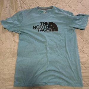 The North Face Light Blue Short Sleeve Logo Tee